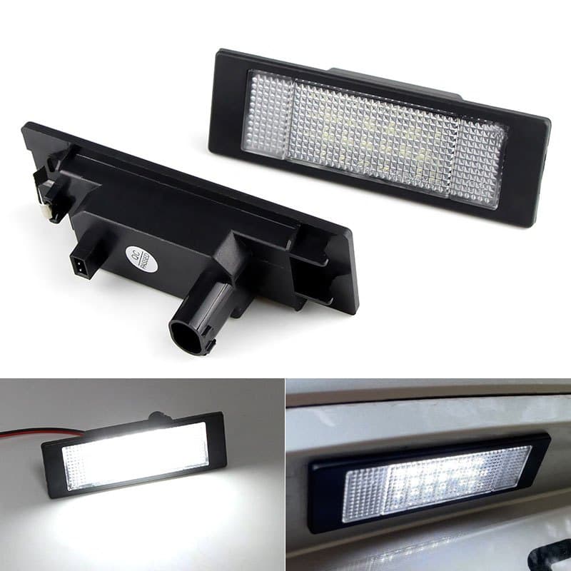 2 Pçs Carro Led Número Luz Da Placa De Licença Para Fiat Multipla 1998-up Marea Benzina Diesel 1996-1999 BMW 1/6/Z Série