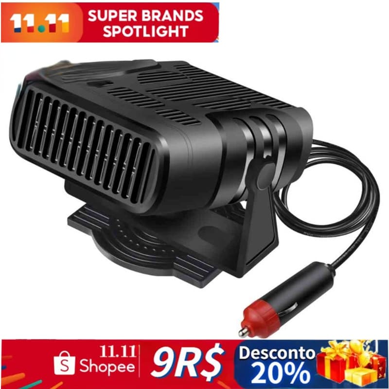 Ventilador De 12V/24V Aquecedor Portátil Para Carros Distribuidor De Ar Condicionado