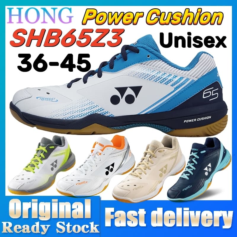 Novo yonex 65Z3 Badminton Shoes For Men and Women Hardwearing Sneakers Tênis Antiderrapante Respirável Unisexo Power Cushion (with box)
