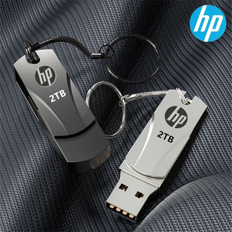 【 Wholesale 】 Hp USB flash drive 3.0 2TB Pen Metálico À Prova D'água De Alta Velocidade Para Transmissão Rápida De Dados