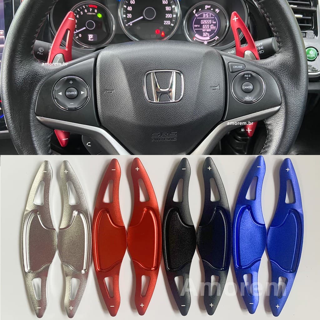 Paddle Shift Borboleta Volante Para Honda Hrv 2016-2021 City 2015-2018