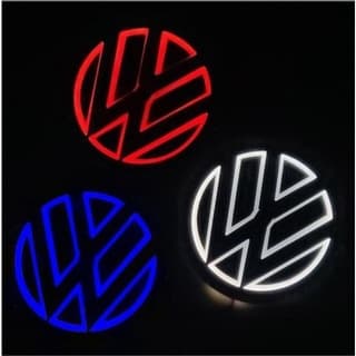 Centro Dianteira Do Carro 5D LED Light Para Volkswagen VW Bora CC Scirocco Sharan Touran Lavida Sagitar Traseiro Emblema Decalque