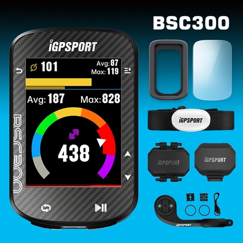 iGPSPORT BSC300 BSC 300 Bicicleta GPS Computador Velocímetro De Ciclismo Tela Colorida Navegação Mapa Offline Odômetro