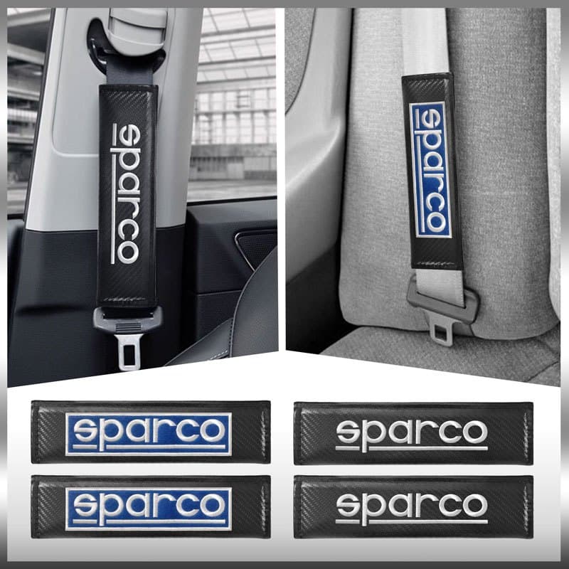 2PCS SPARCO Almofadas De Cinto De Segurança Para Automóvel De Algodão Cobertura Do Acessórios O Ombro Motorista