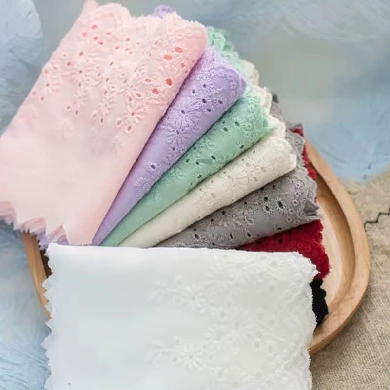 Cor 1Yard Lace Cotton Tecido De Algodão De Renda Guipure Trim Warp Acessórios De Costura De Bricolagem 11CM Larga