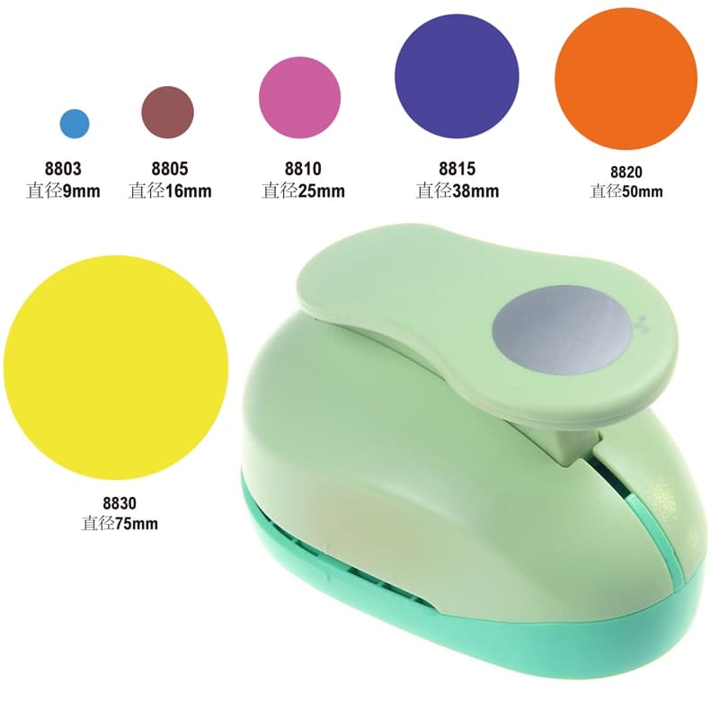 9/16/25/38/50/75mm Cortador De Raspagem De Papel Redondo Circular Papel Furador Cortador DIY Dispositivo De Gravação De Redondo