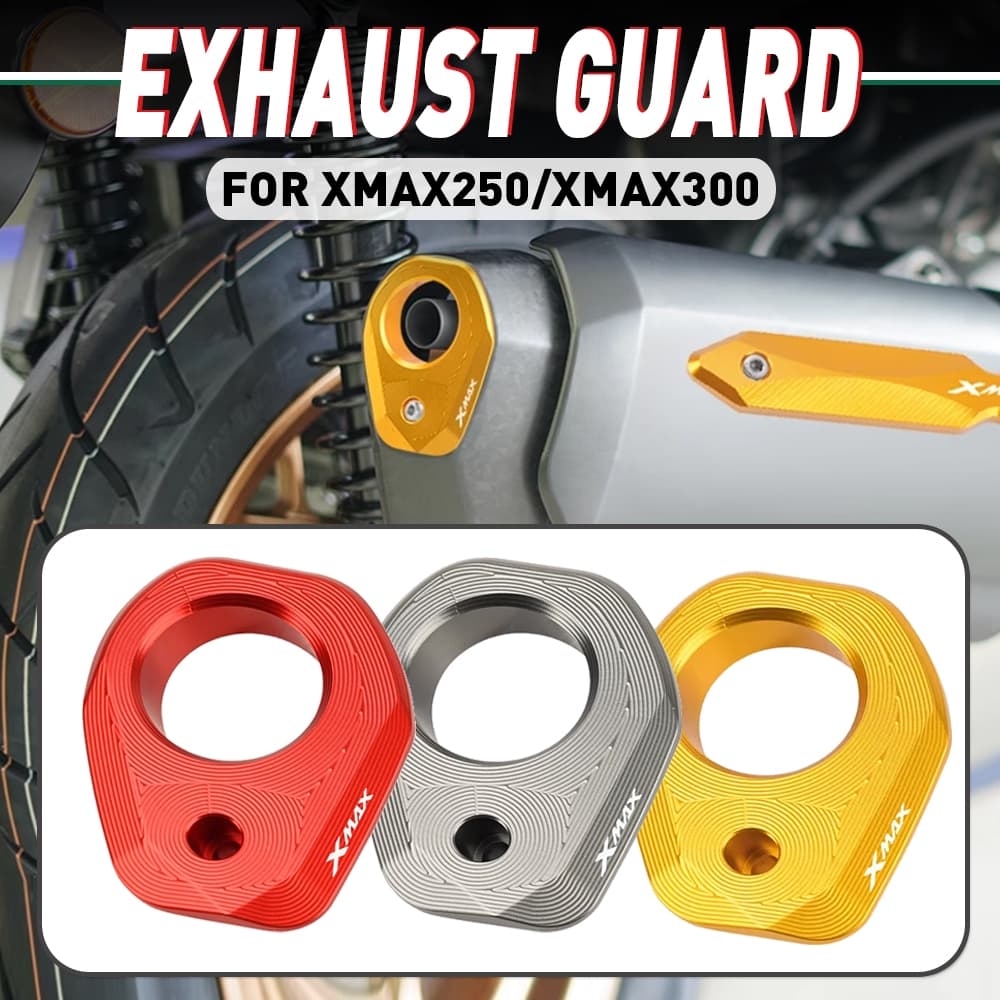 Acessórios De Motocicleta Para YAMAHA XMAX300 XMAX250 X-MAX XMAX 300 250 CNC Alumínio Protetor De Contração De Calor De 