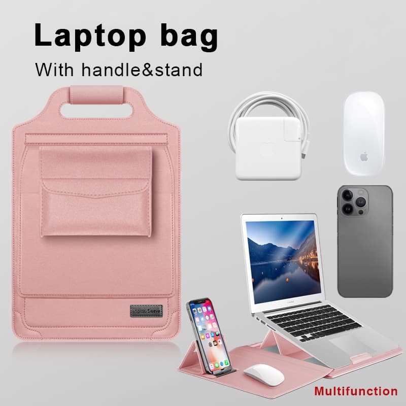Bolsa Para Laptop Com Alça 5 Em 1 , Capa Suporte Cabo E Mouse Pad Mac Book Huawei Matebook 11 12 13.3 13 14 15 Polegadas