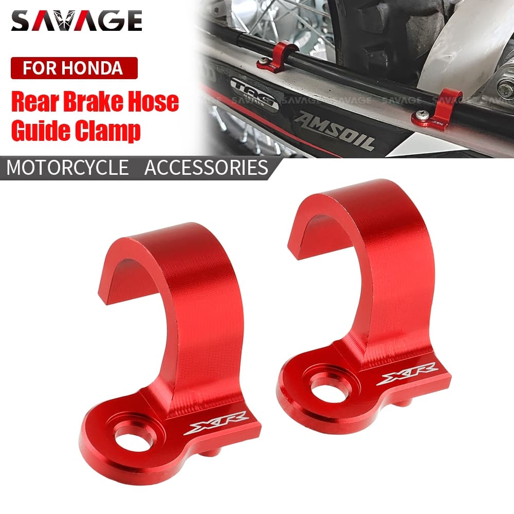 Grampo Guia De Mangueira De Freio Traseiro Para HONDA XR 250 L/R 400R 600R 650R 650L/400 Acessórios Motocicletas Motard