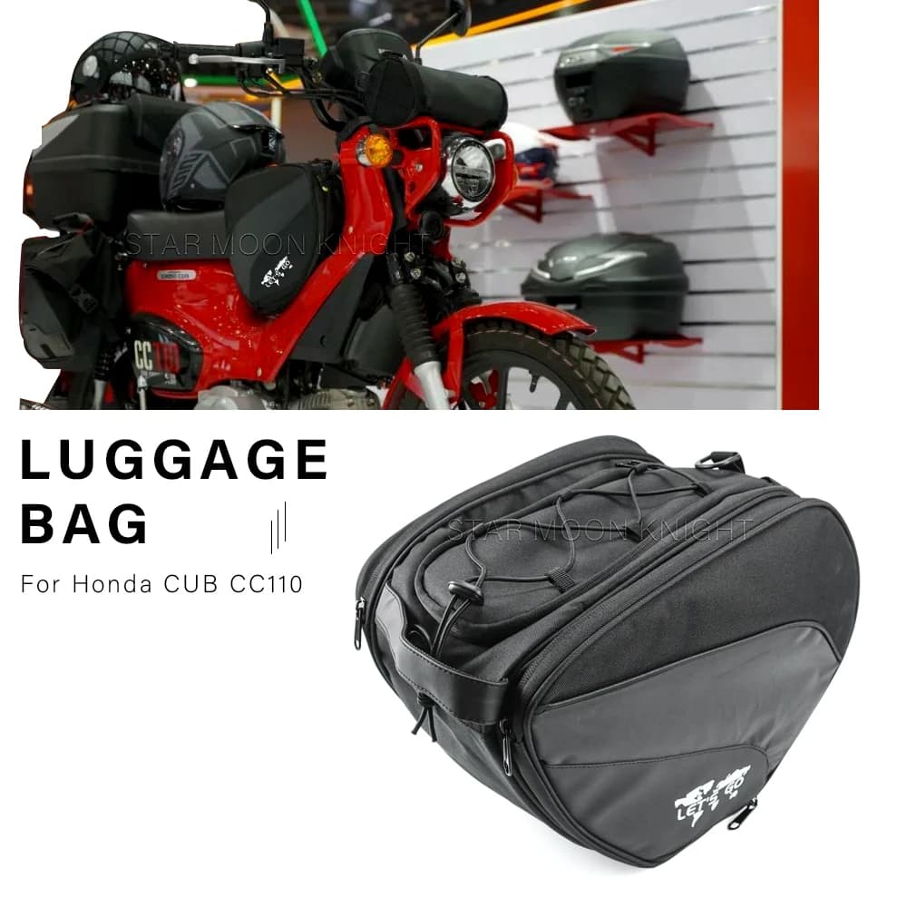 Acessórios Saco De Combustível À Prova De Poeira Armazenamento Para Honda CUB CC110 CC 110 Bagagem Motocicleta Túnel