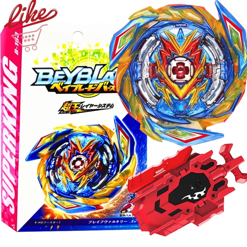 Beyblade Burst B-163 Brave Valkyrie Super King Com Lançador LR Spark Beylauncher Conjunto De Brinquedos