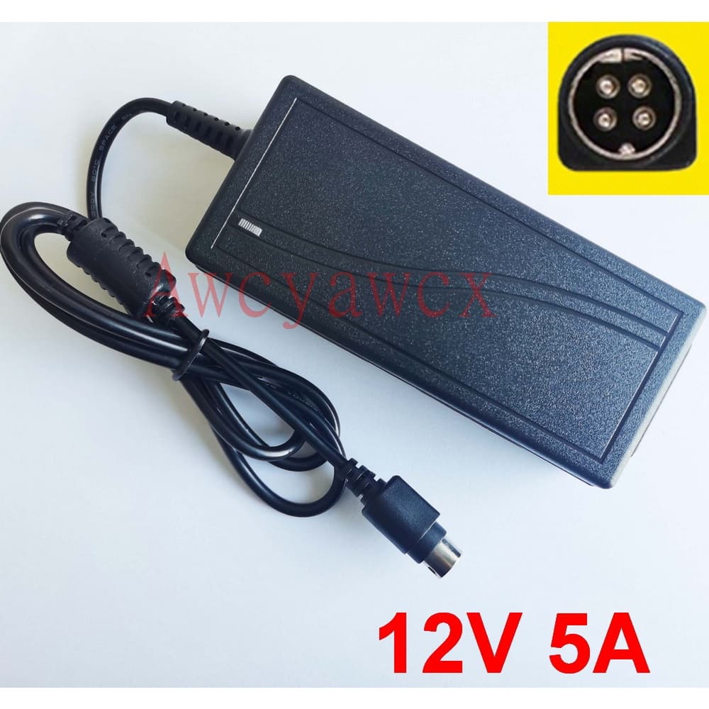 12V 5A 4 Pinos 60W AC Power Adapter Fonte De Alimentação DC Para HikVision DVR Gravador De Segurança CCTV monitor LCD TV De Painel Plano Carregador De