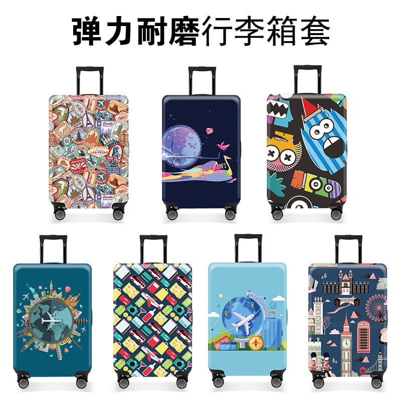 Capa Protetora de Bagagem de Mala Aberta Única Capa Elástica para Bagagem de Carro