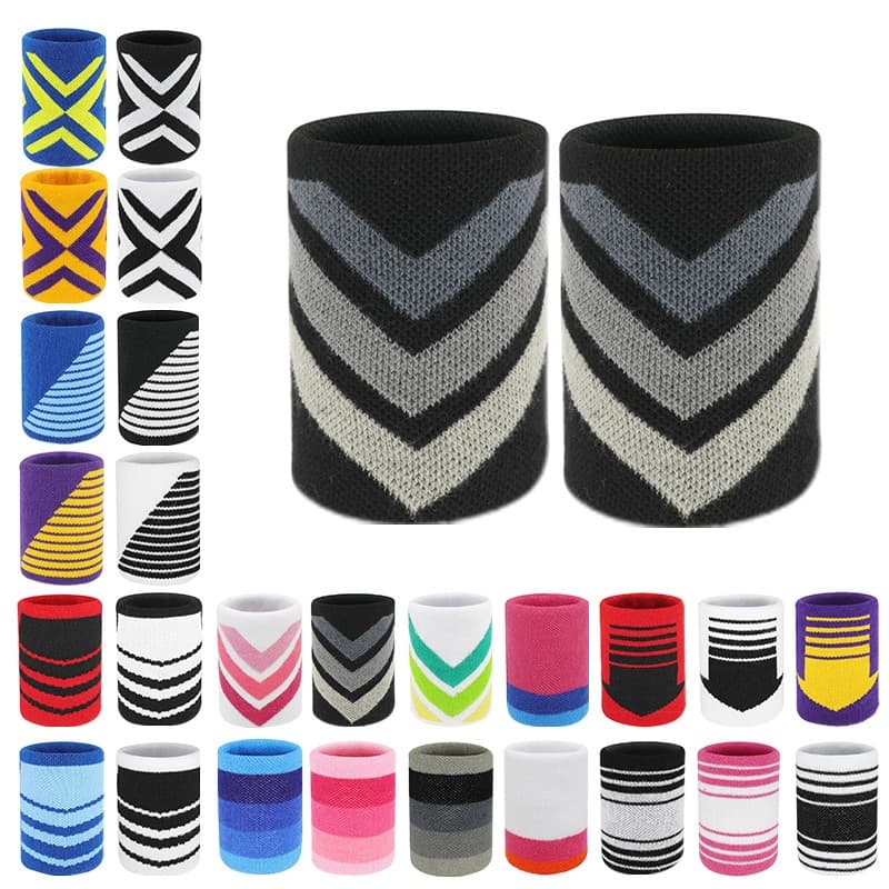 1 par/2 pieces munhequeira toalha pulseira para secar o suor e proteger o pulso masculino feminino de corrida futebol