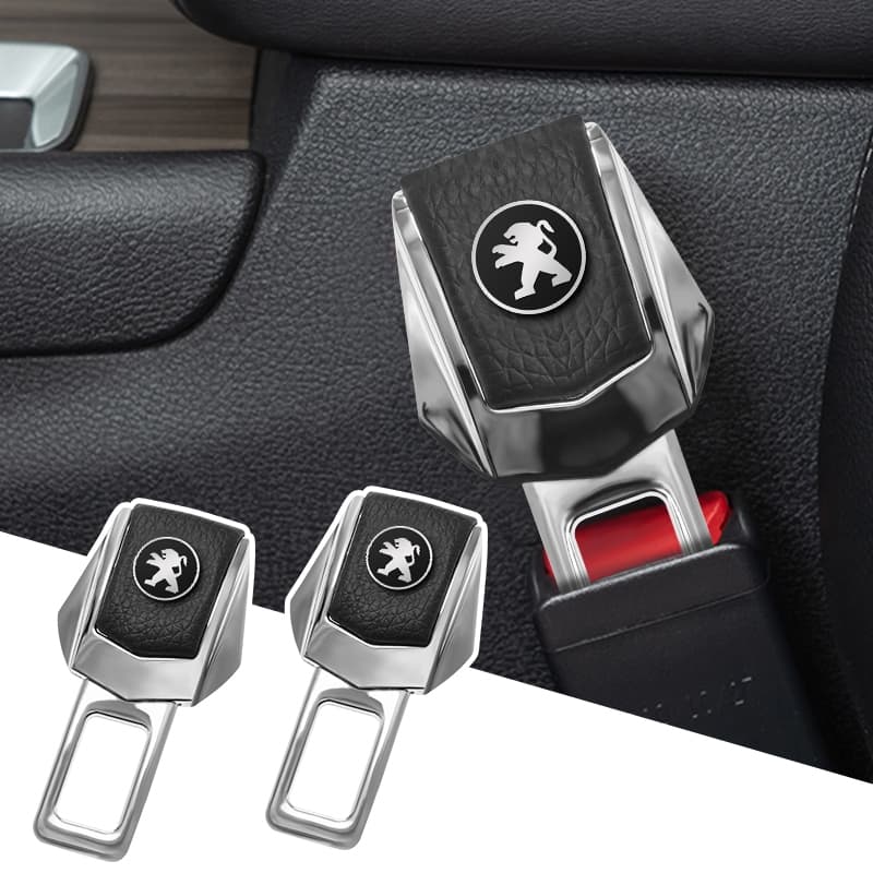 1pcs/2pcs Cinto De Segurança Para Carro De Alta Qualidade Fivela Anti-Alarme Peugeot 308 206 207 408 508 RCZ 208 3008 2008 4008