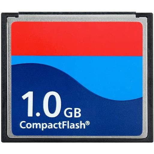 Cartão De Memória CompactFlash 1GB CF Câmera Industrial Carro