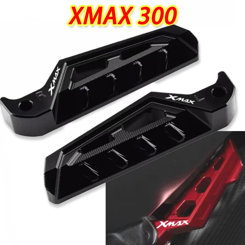Pedal Traseiro Para XMAX300 CNC Liga Apoio Os Pés Do Passageiro Pedais XMAX Acessórios