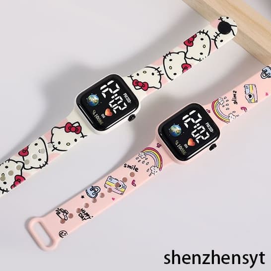 Novo Relógio Infantil LED De Alta Aparência Para Bonecos Esportivos De Desenho Animado Crianças digital Estudantes De