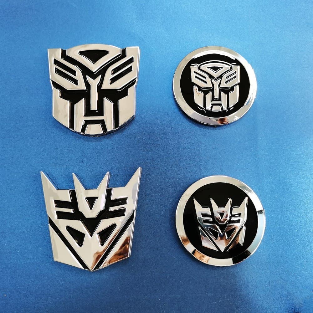 1 Transformadores PCS Emblemas De Autobot Acessórios Para Carros