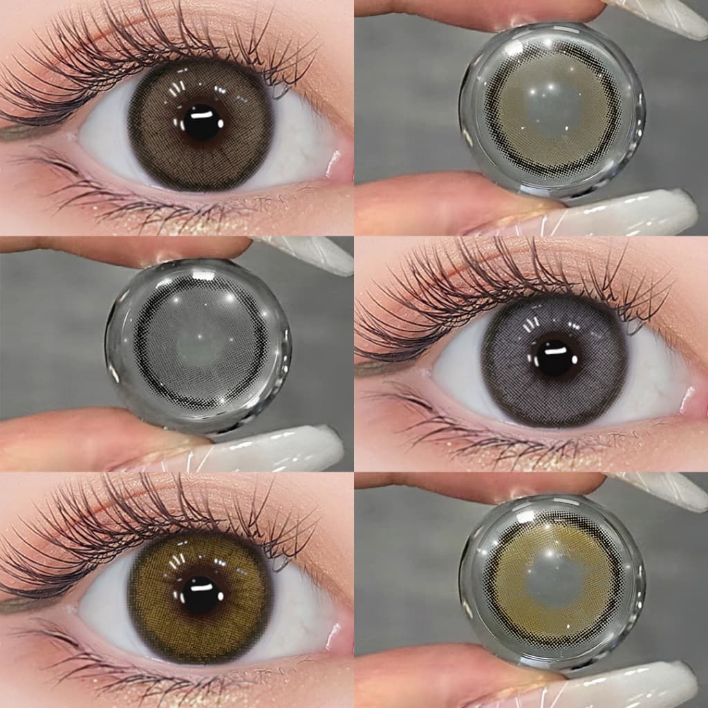 Magister  Lente De Contato Grau 0,00 ~-6,00 Colorful Unicorn Nude Brown/Charcoal Gray Diâmetro 14,00mm