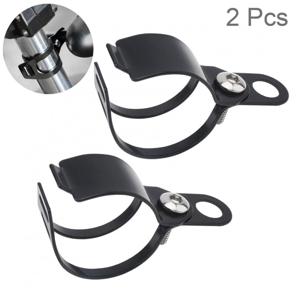 2 Unidades/Conjunto Braçadeira De Montagem De Luz De Sinalização De Mudança De 29 Mm-35 Suportes Indicadores De Garfo De