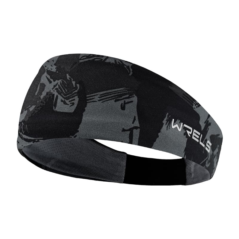 WRELS Esportes Sweatband Hairband Feminino Headwear Anti-Suor Ginásio Fitness Guia Antitranspirante Banda Correndo Bandana