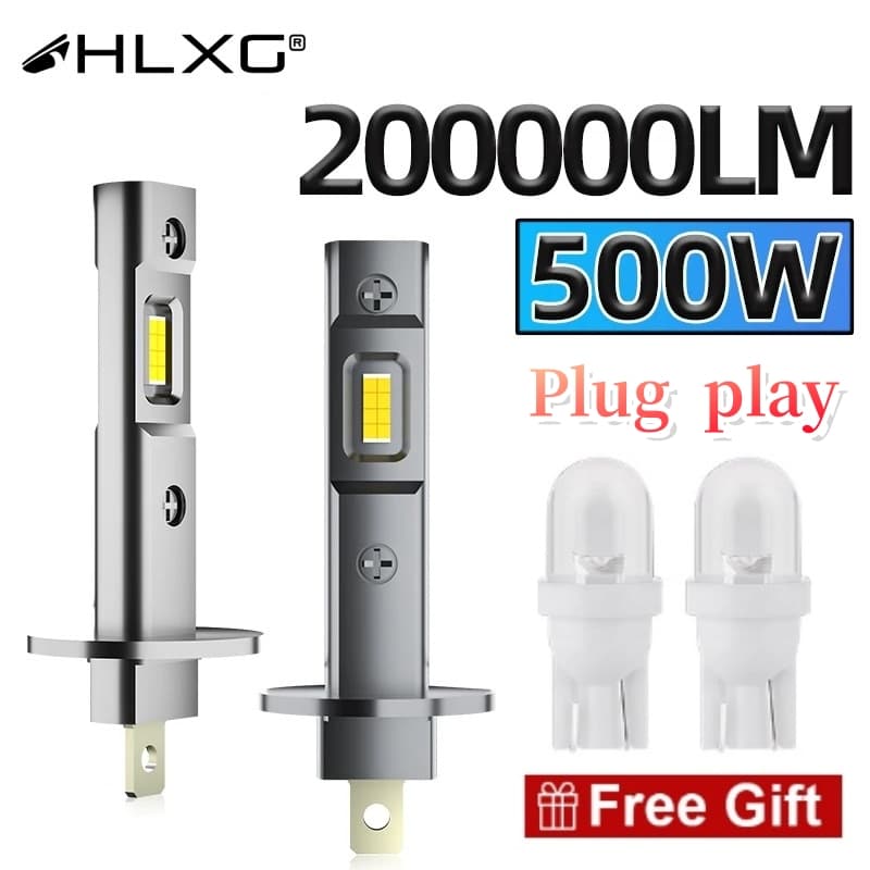 2pcs H1 Led Canbus Lâmpadas De Teto H3 16PCS 7585 CSP Lâmpada De Nevoeiro Branca 1 : 1 Plug Play Original 12V 24V 36V