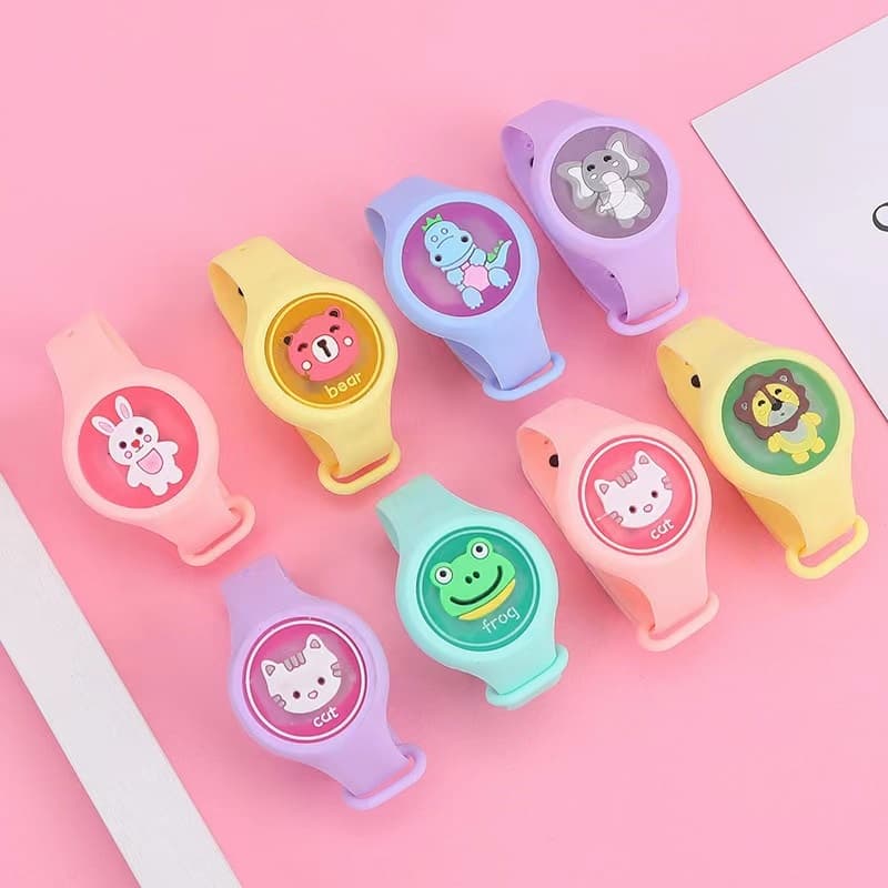 Pulseira Repelente De Mosquitos Para Crianças De Desenho Animado Ao Ar Livre