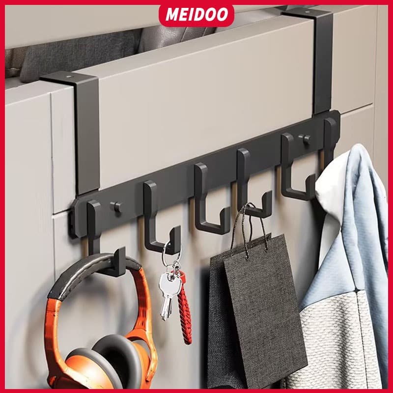 MEIDOO Gancho Para Roupas À Prova D'água De Alumínio Sem Perfuração Preto