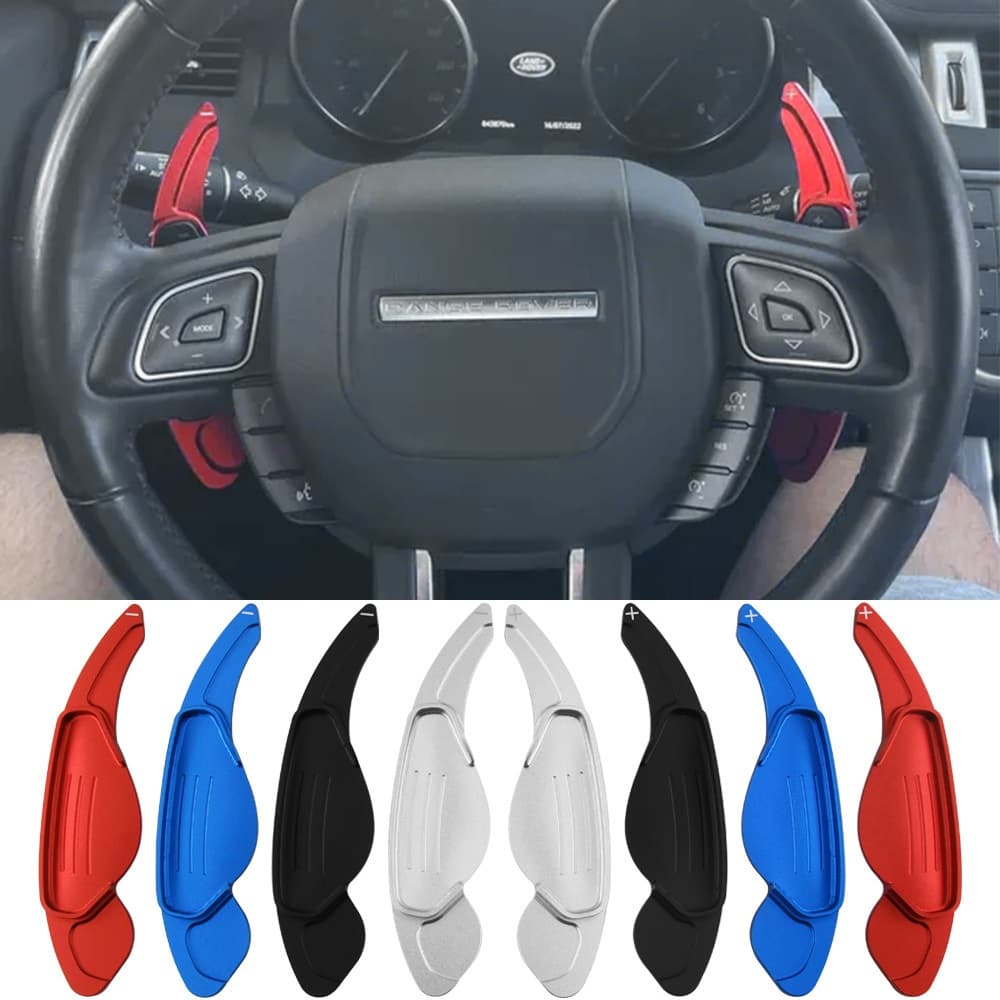 Land Rover Discovery 4 5 Sport Range Rover Sport Evoque Velar adesivos de extensão de paddle shift no volante do carro