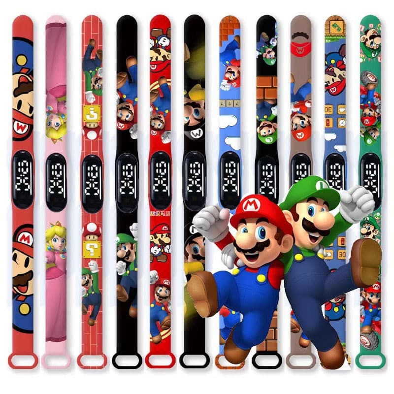 Versão Melhorada Do Relógio Infantil LED À Prova D'água Para Estudantes