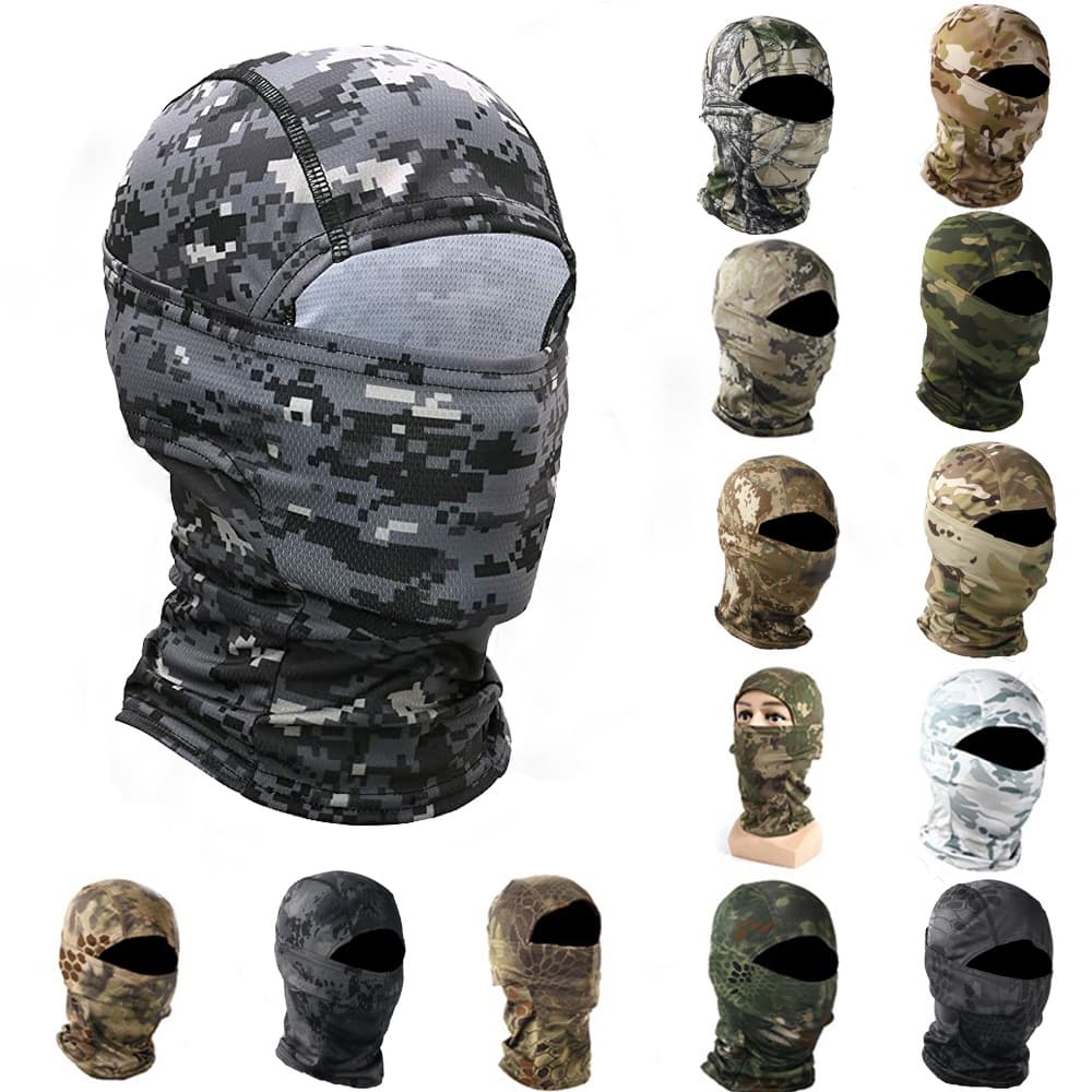 Máscara Facial Balaclava Bandana Hood Headwear Para Caça Ao Ciclismo Sking