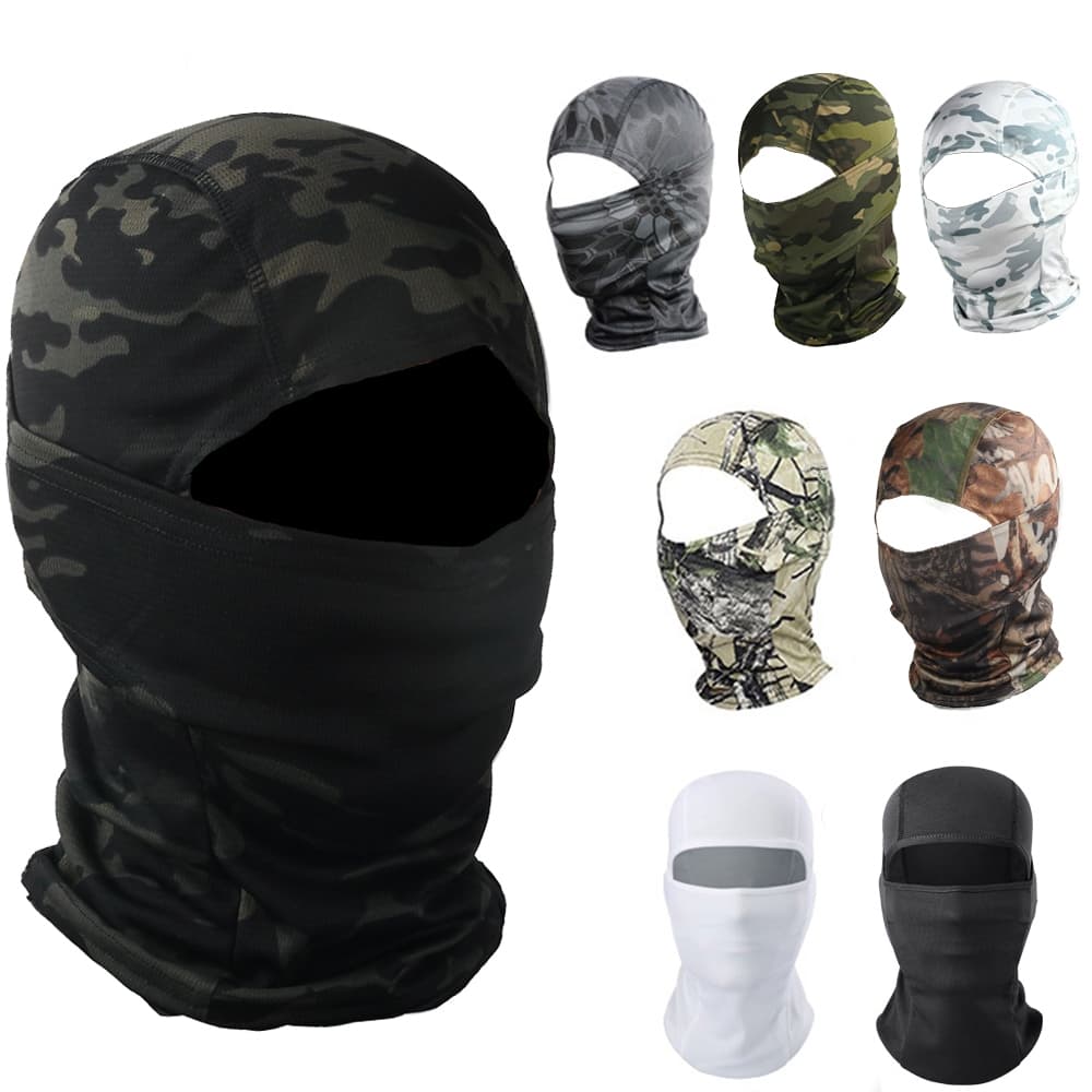 Máscara Facial Balaclava Bandana Hood Headwear Para Caça Ao Ciclismo Sking