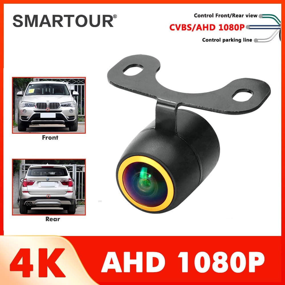 Câmera De Visão Noturna Com Traseira 4K 180 Graus AHD 1080P CVBS IP68 À Prova D'água Universal Para Estacionamento