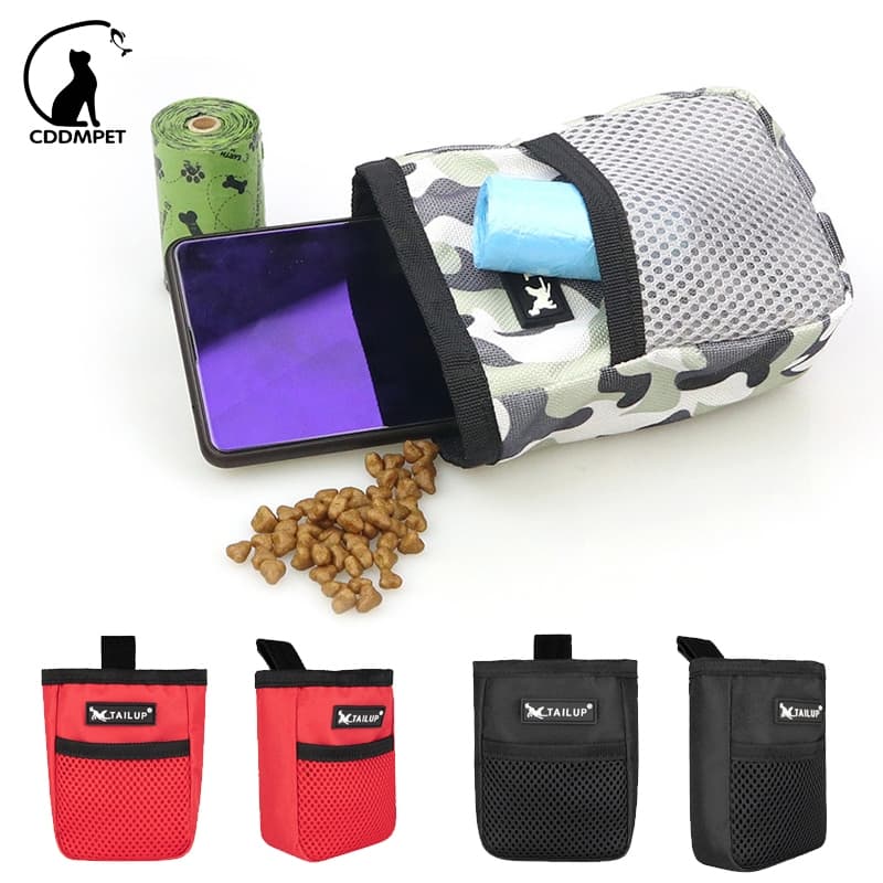 Bolsa De Petisco Cachorro Para Cães Pet Gato Lanche De Cintura Saco Alimento Ao Ar Livre Treinamento