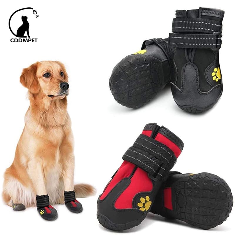 Sapato Esportivo À Prova D'água Cachorro Para Pequenos Médios Grandes Cães Botas