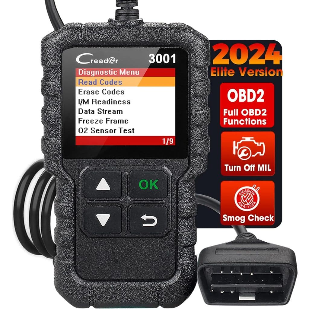LAUNCH Creader 3001 Scanner OBD2 , Modo Leitor De Código De Falha Do Motor 6 CAN Ferramenta De Diagnóstico De Varredura Para Todos Os Carros Protocolo OBDII Desde 1996 , Atualização Gratuita Vitalícia