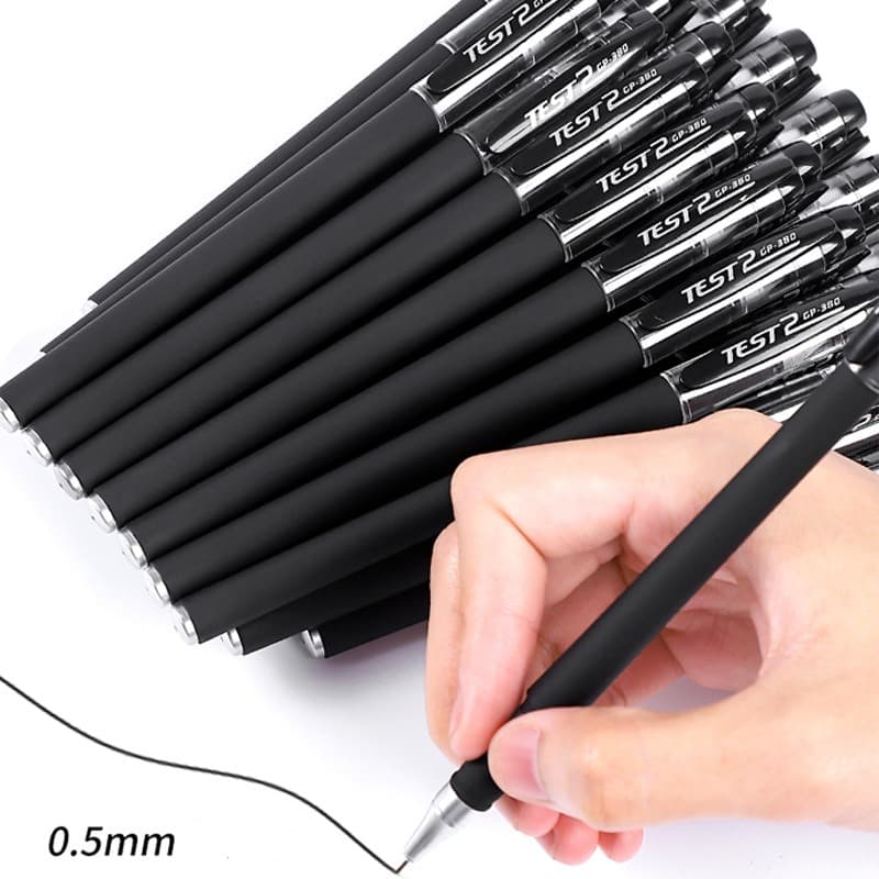 Caneta Matte Office Gel Pen 0,5mm Assinatura Comercial Estudante Exame Especial Papelaria
