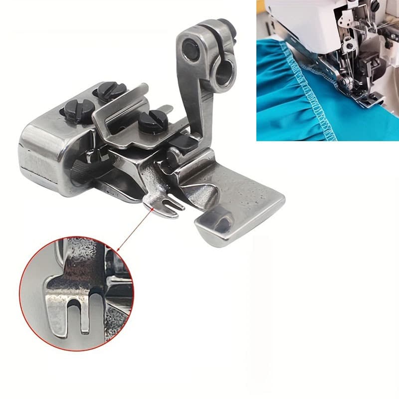 Calcador de Franzir Frufru Overlock - Máquina de Costura Over Industrial