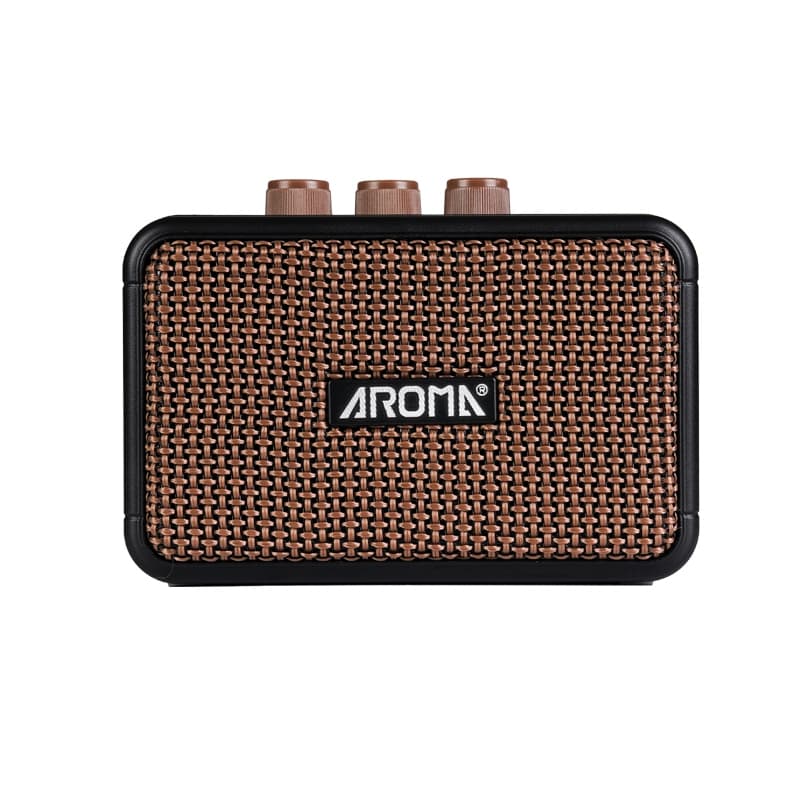 Aroma AG-04 5W Amplificador De Guitarra Alto-Falante Duplo Com Efeito De Overdrive Limpo , Mini Bluetooth Recarregável