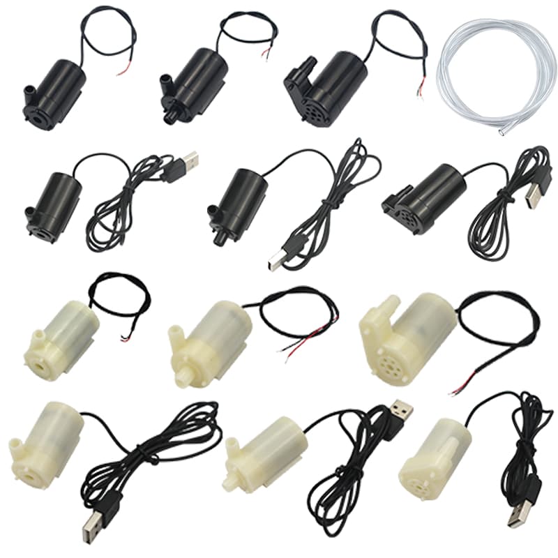 DC 3V Bomba de Água Pequena Horizontal Pequena Bomba Submersível DC3W Fonte Vertical Mini Micro 4.5V 5V 6V Disponível