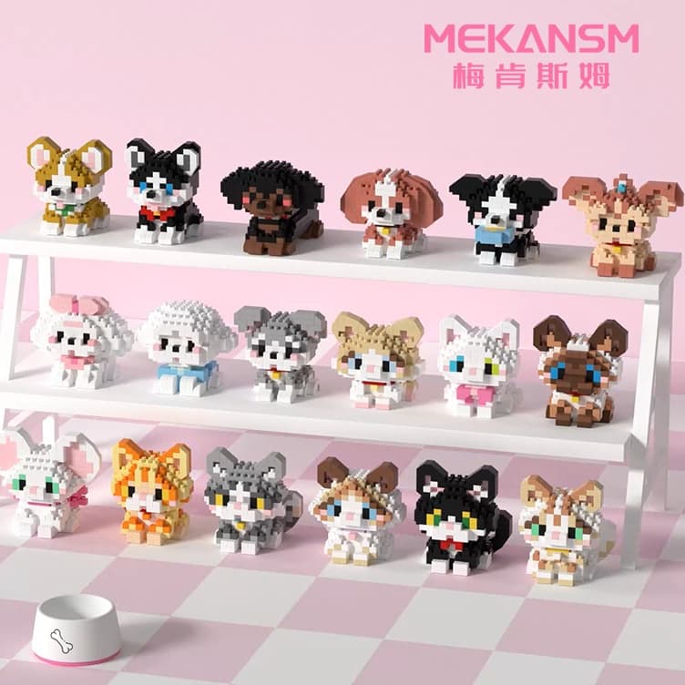 Cute Q-version Série De Brinquedos Para Cães De Estimação Meninos E Meninas