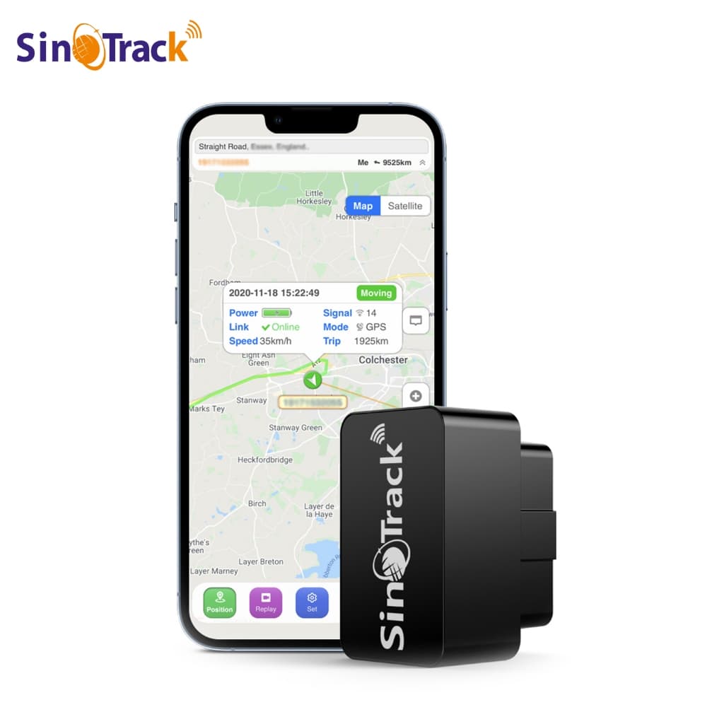 Novo Mini Rastreador GPS OBD 16PIN II Plug Play Carro GSM OBD2 Dispositivo De Rastreamento Localizador Com Software On-L