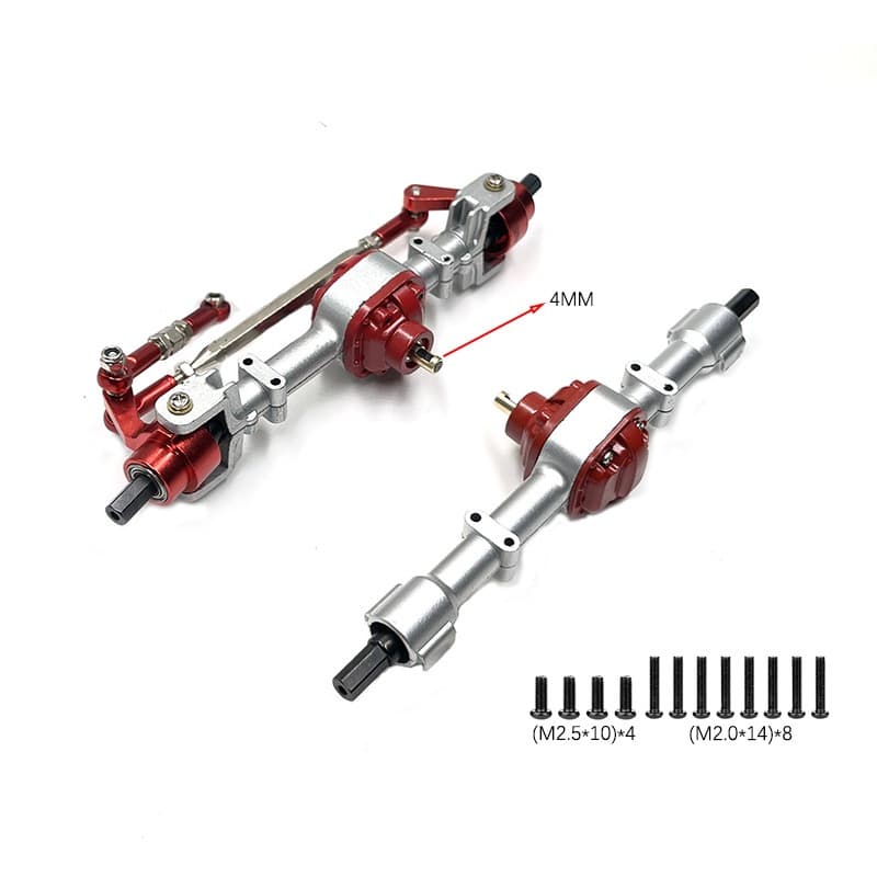 Conjunto De Eixo De Metal Para MN78 MN-78 MN82 LC79 1/12 D90 D91 D96 D99S MN90 MN96 MN99 MN99S FJ45 RC Peças De Atualiza