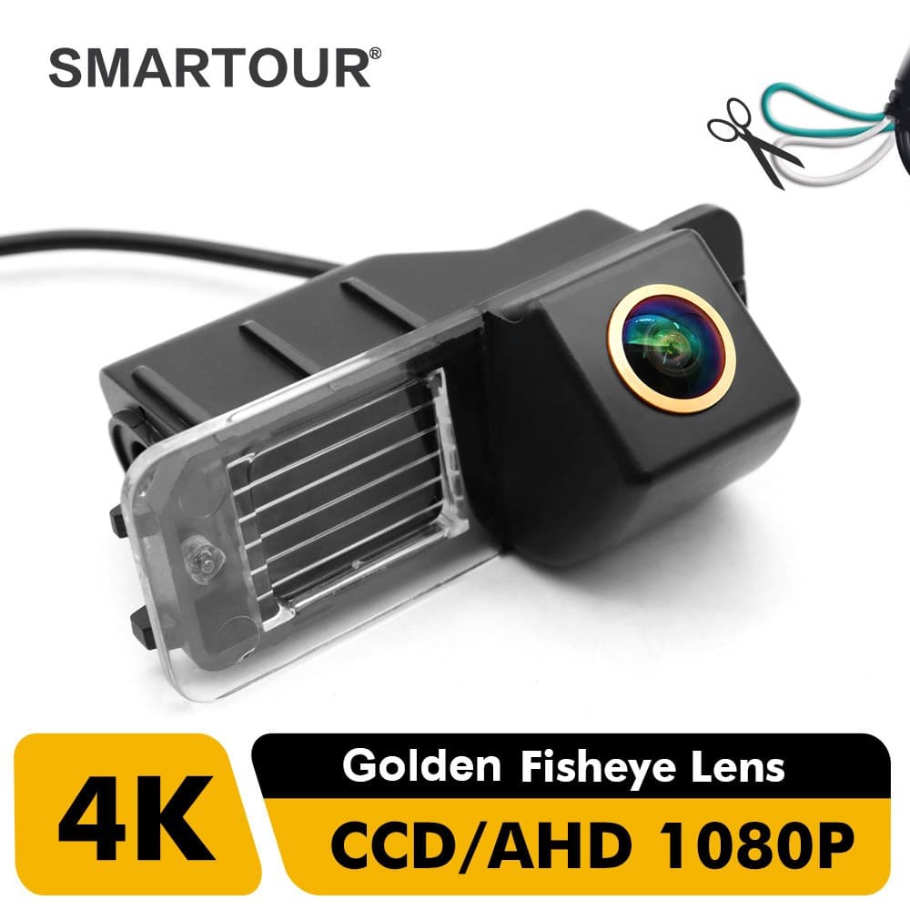 AHD 1080P Para VW Volkswagen Polo V (6R)/Golf 6 VI/Passat CC Carro De Reserva Vista Traseira Sistema De Estacionamento Com Câmera