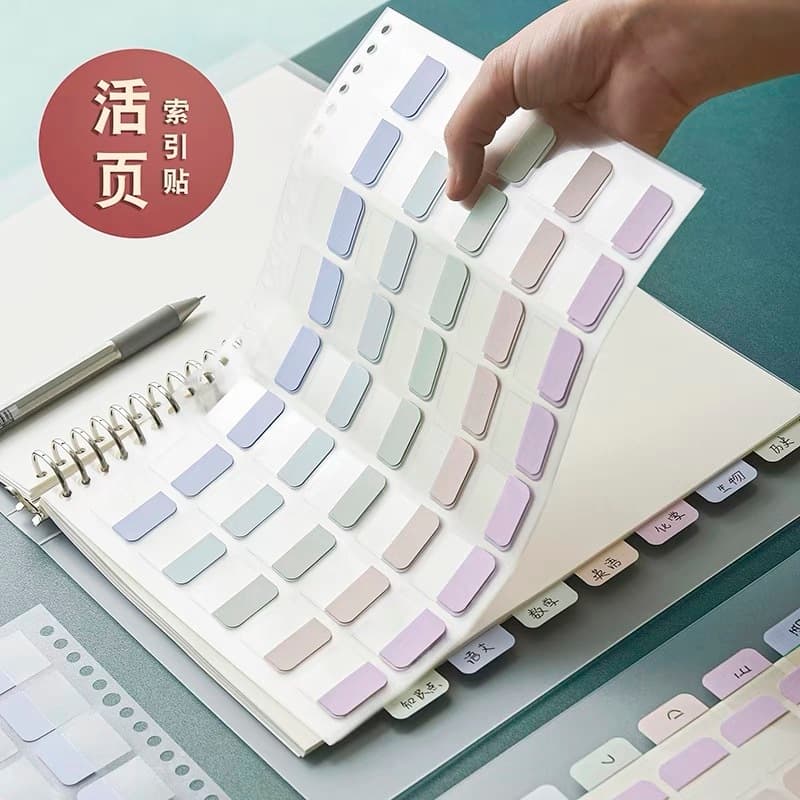 Bloco de Notas Estilo INS Índice de adesivos Macaron facilita Etiquetas de notebook Facilitação Retire a Conveniência Memorando assinado Papel de assinatura