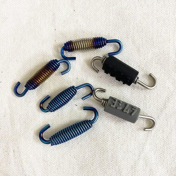 Mola De Tensão Do Tubo De Escape Da Motocicleta De Aço Inoxidável Montagem Modificação