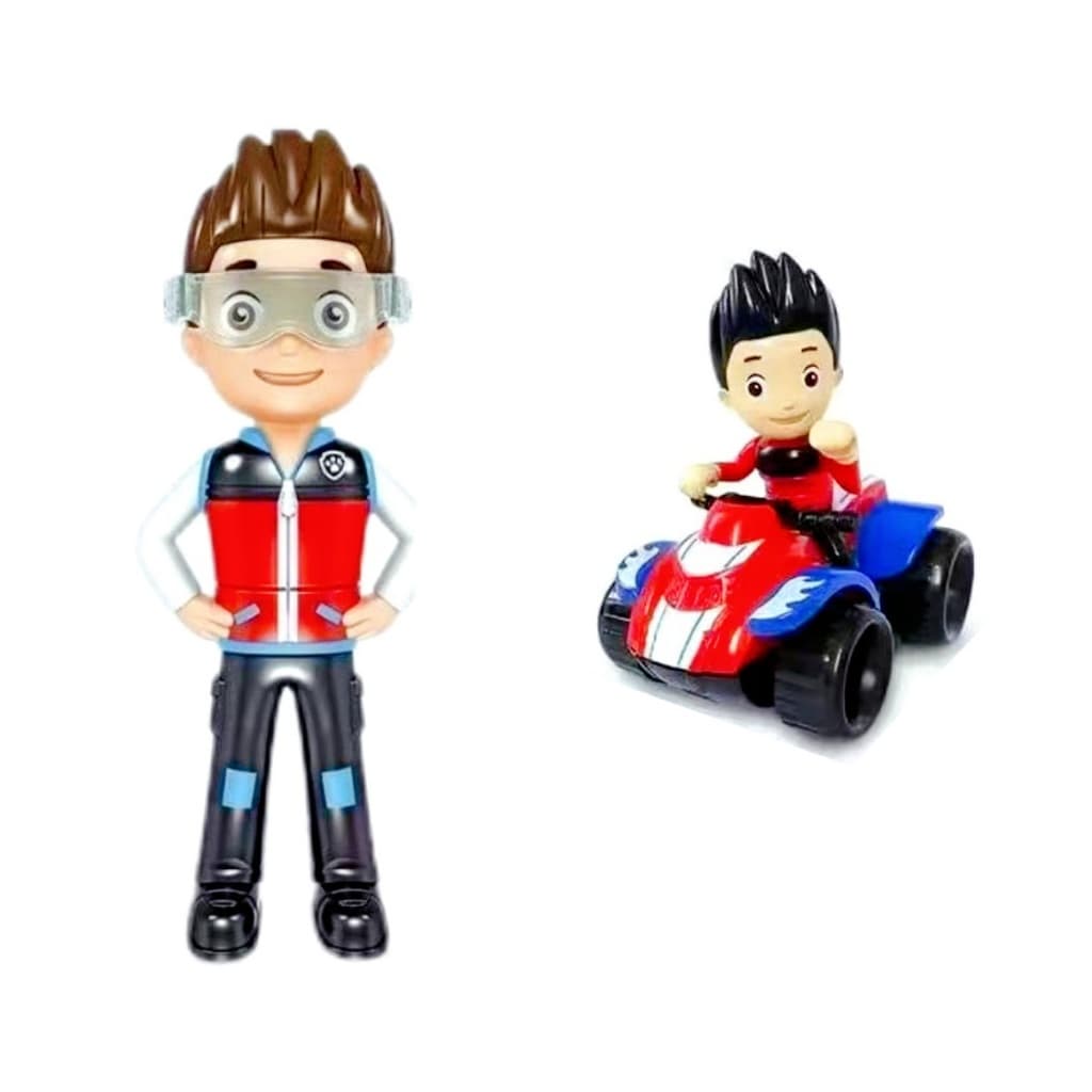 Brinquedo PAW Patrol Ryder Pull back Carro Brinquedos Infantis Modelo Capitão