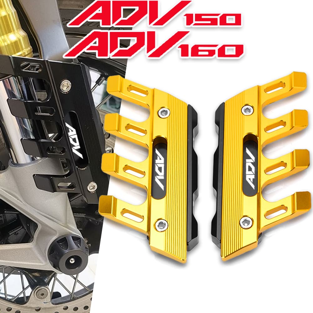 Para HONDA ADV150 160 350 Paralama Bloco De Proteção Lateral Disco Freio Dianteiro Pinça Capa Protetor Motocicleta CNC A