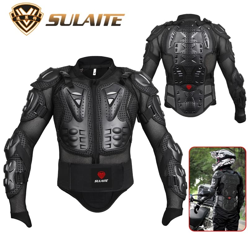 SULAITE Jaquetas De Motocicleta Proteção De Corpo Inteiro Para Homens Motocross Enduro Racing Moto Roupas De Equipamento